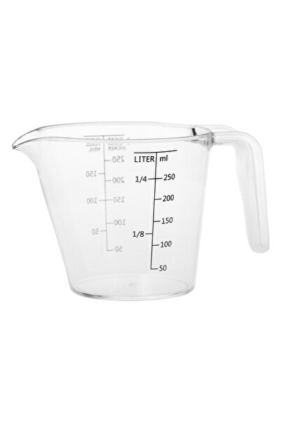 OEM Cana Masuratoare din Plastic Transparent 250ml