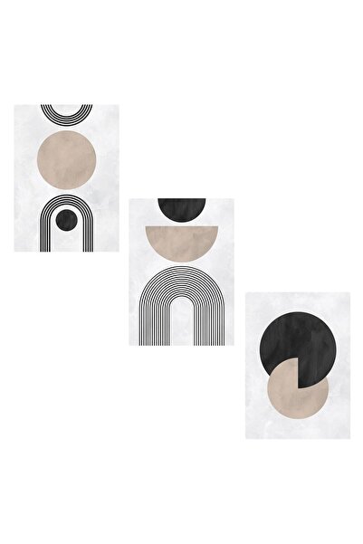 OEM Poster Set - Decorative Poster with Pattern "Shapes" 50x70cm - 3pcs
