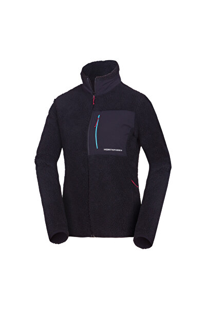 NORTHFINDER Women's loose-fitting polar fleece Wyoma black