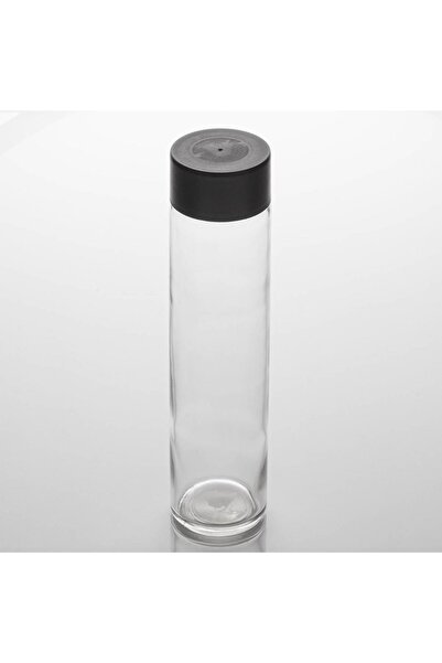 OEM Transparent Cylindrical Glass Bottle with Screw Cap 800ml