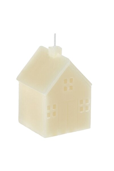 OEM Candle Ecru House 3D 5.5x5.5x8cm
