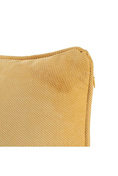 OEM Mustard Yellow Winter Decorative Pillow 50x50cm