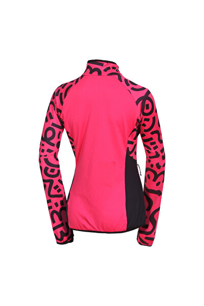 NORTHFINDER Dri-release®DUO women's fleece sweatshirt Zliechova 2 raspberryblack