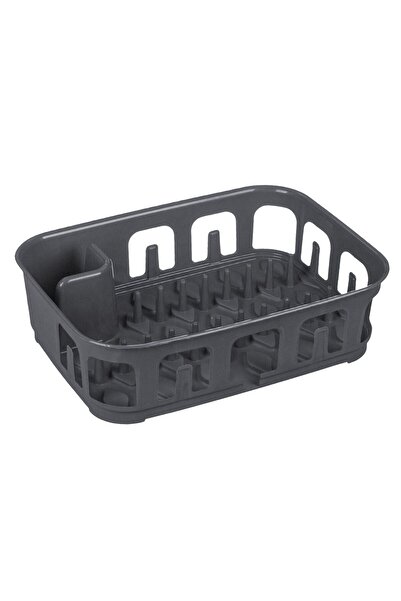 OEM Gray Plastic Dish Rack 38x28.5x11.5cm