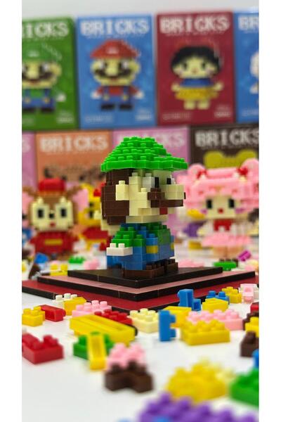 Bricks Mini Blok Oyuncak Seti 3D Karakter Yapboz Figür Modeli
