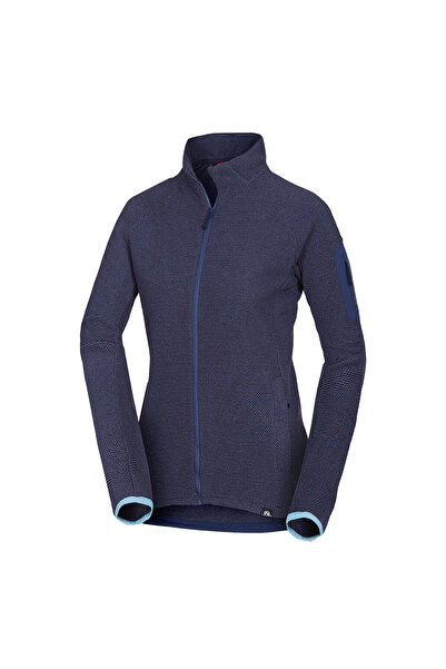 NORTHFINDER Bluza dama din Polar fleece pentru trekking Cevedale bluenights