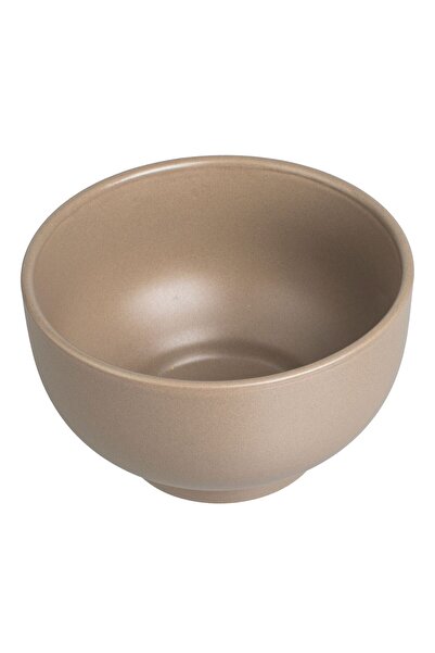 OEM Matte Beige Ceramic Bowl 600ml