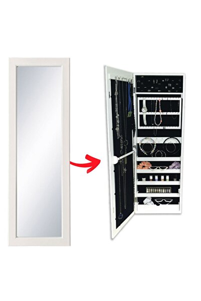 OEM Oglinda de Perete Dulap pentru Bijuterii 36x9.5x110cm