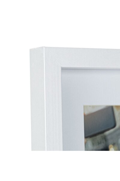 OEM Decorative Frame Passepartout White Wood (3 Pictures) 27.5x3x52.5cm