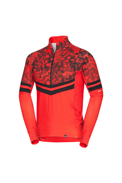 NORTHFINDER Bluza tehnica schi barbati Berti orangeblack