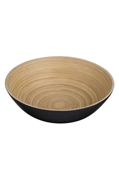 OEM Black & Natural Bamboo Bowl 3L