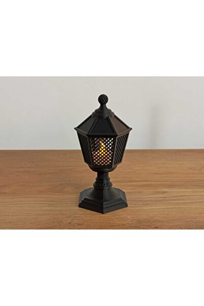 NADO DEKOR Nostaljik Sokak Lambası Ledli Aydınlatma 6 cm ayaklı