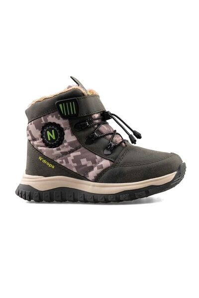 Tuğba Ortopedi 015 Orthopedic Boys' Khaki Snow Boots
