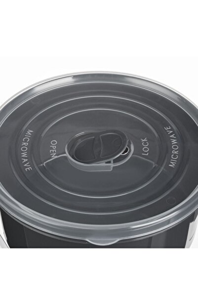 OEM Round Gray Casseroles with Air Valve Lid 3 Sizes - 3pcs