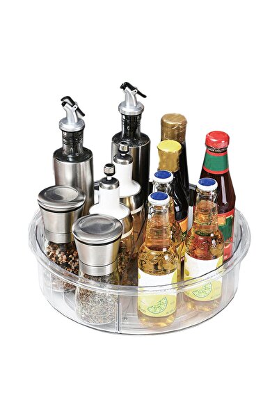 OEM Transparent Rotating Tray Ø30x9cm