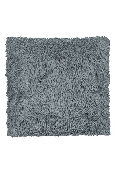 OEM Winter Decorative Pillow Faux Fur Gray Shaggy 50x50cm