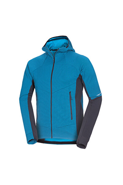 NORTHFINDER Men's melange fleece sweatshirt Egon inkblueblack