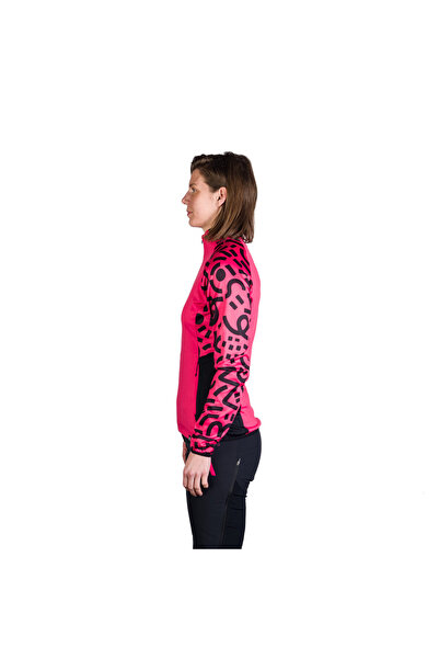 NORTHFINDER Dri-release®DUO women's fleece sweatshirt Zliechova 2 raspberryblack