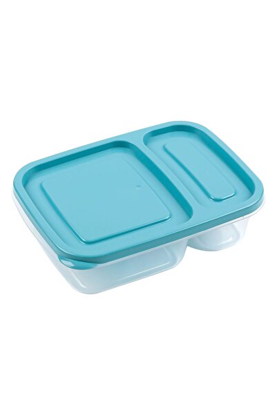 OEM Transparent Casserole with 2 Compartments & Lid Petrol 750ml