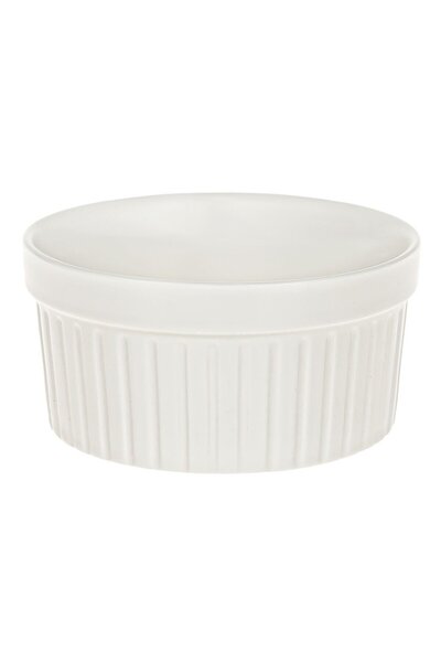 OEM Ecru Ceramic Heat-Resistant Cake Pan 175ml