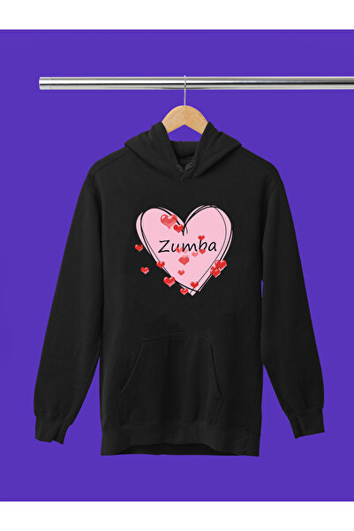 MAGORS سترة رياضية من القطن مطبوعة بتصميم زومبا بأكمام طويلة وثلاث خيوط وقلنسوة