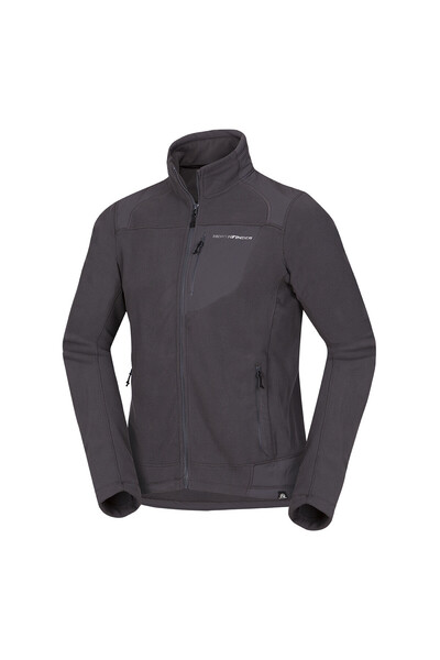 NORTHFINDER NorthPolar men's fleece sweatshirt Bendik darkgrey