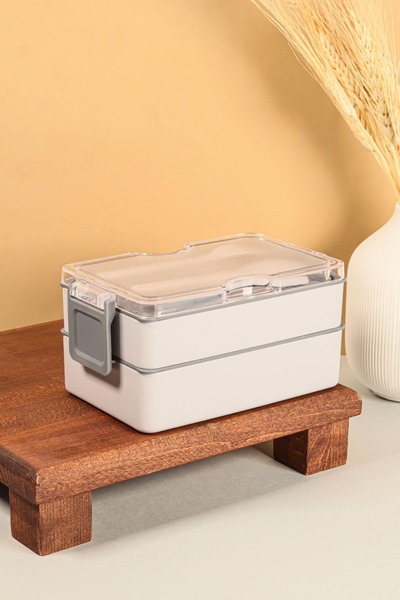 welcomein 2-Layer Leakproof Soft Meal Storage Container - Microwave Safe Lunch Container