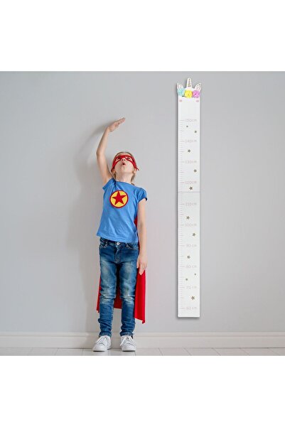 OEM Wooden Unicorn Measuring Tape for Kids 115x13x0.8cm