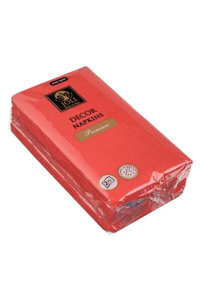 OEM 2-Ply Red Table Napkins 33x40cm - 20pcs