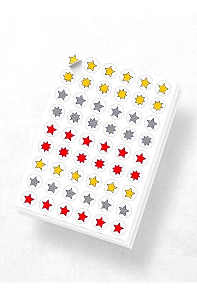 PRINTS مجموعة ستيكرات نجوم تحفيزية – 540 ملصق ملون مقصوص مسبقًا للمدارس والطل...