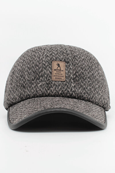 Hat Town قبعة رجالية مستوردة مع بطانة من الصوف داخلية وغطاء للأذنين