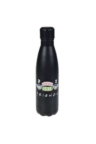 OEM Friends Matte Black Stainless Steel Insulated Bottle 500ml