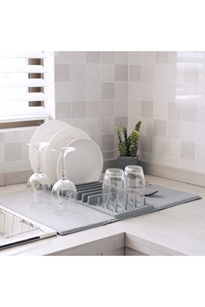 OEM Plastic Dish Dryer with Dish Cloth 45x3.6x16.5cm