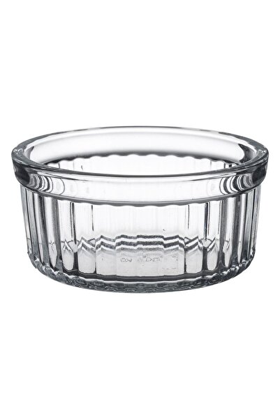 OEM Transparent Heat-Resistant Glass Bowl with Pattern 256ml