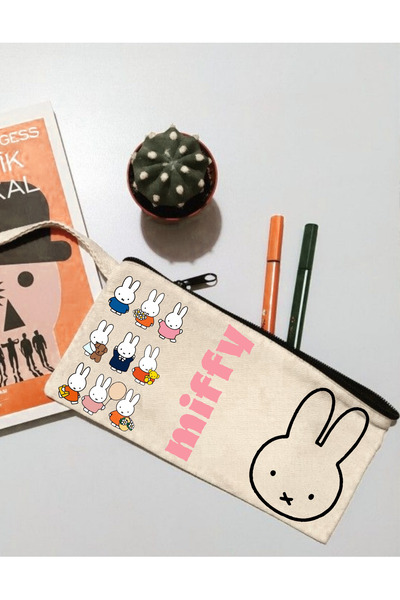 lovver MİFFY θήκη στυλό με φερμουάρ, ειδικής σχεδίασης με κουνέλι