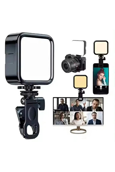 Corcoz Mini RGB Led Işık – Vlog, Selfie ve Video İçin Taşınabilir Aydınlatma Softbox - CZ101