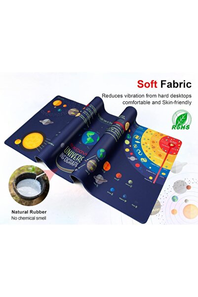 Generic Extra Large Gaming Mouse Pad | Non-Slip Natural Rubber Base, Smooth Surface, Eco-Friendly