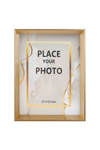 OEM Decorative Golden Photo Frame with Wide Frame 20x25cm