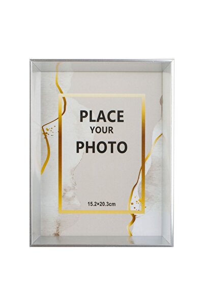 OEM Photo Frame with Silver Frame Wide 15x20cm