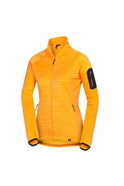 NORTHFINDER Women's fleece sweatshirt Wanda yellowmelange