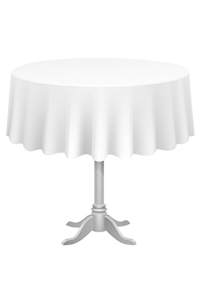 OEM Fata de Masa Alba Rotunda din Plastic Ø213cm