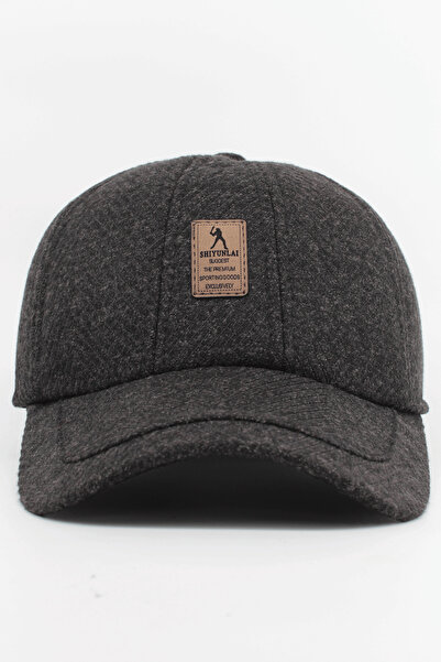 Hat Town قبعة رجالية مستوردة مع بطانة من الصوف داخلية وغطاء للأذنين