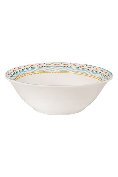 OEM Colorful Aztec Pattern Porcelain Bowl 450ml