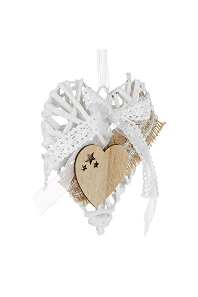 OEM Decorative Wooden Heart 14x14cm