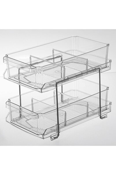 OEM Sertar Organizator Transparent cu 2 Nivele 32x18.5x23cm - 9L
