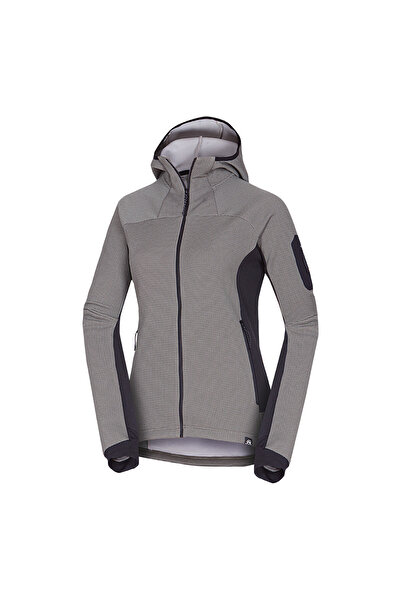 NORTHFINDER Hanorac fleece melange femei Marcella lightgreenblack