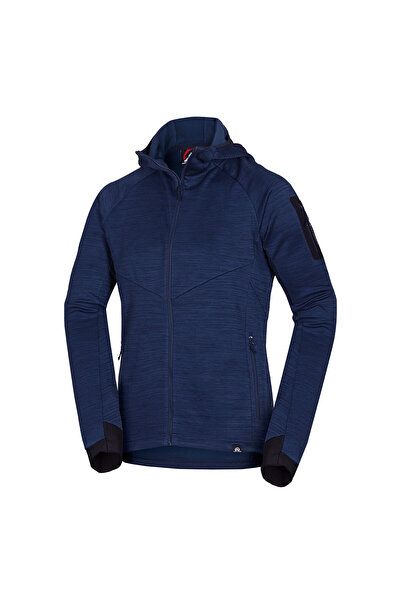 NORTHFINDER Men's melange fleece sweatshirt Dammastock melangeblue