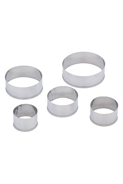 OEM Forme Metalice Rotunde pentru Biscuiti - 5buc