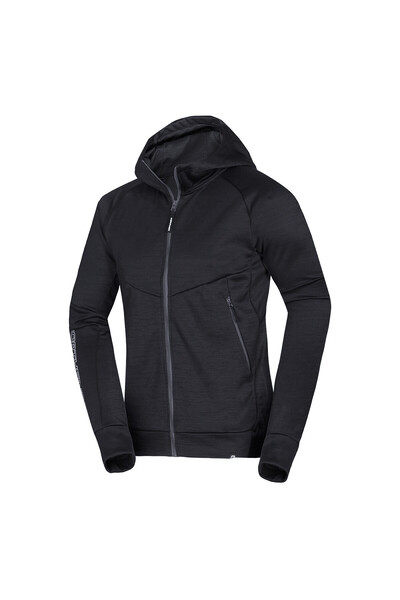 NORTHFINDER Hanorac fleece de trekking pentru barbati Ken blackblack