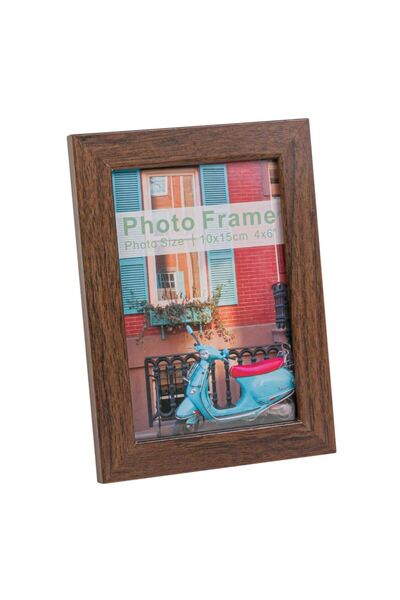 OEM Decorative Photo Frame Wood Effect Pattern 10x15cm